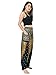 Orient Trail Smocked Waist with Elastic Cuffs Scrunched Bottom Tribal Elephant Harem Pants US Size 0-22