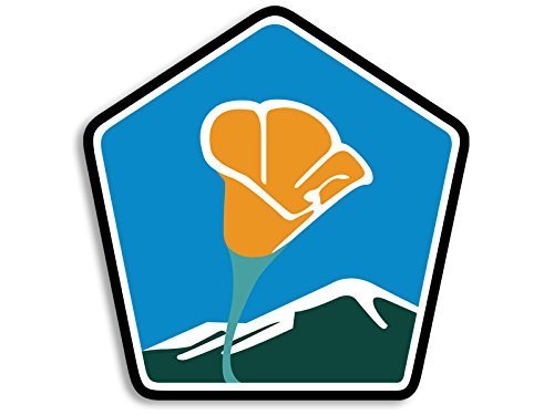 GHaynes Distributing California Scenic Road Sticker Decal (Poppy Logo Route Highway) Size: 4 x 4 inch