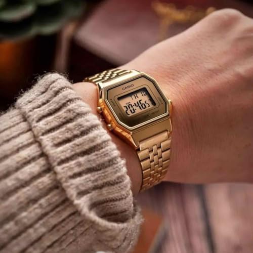 Vintage LA680WEGV-9AEF Montre Unisexe en Or