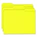 Smead File Folder, Reinforced 1/3-Cut Tab, Letter Size, Yellow, 100 per Box (12934)