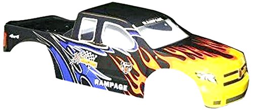 Redcat Racing Truck Body (1/5 Scale), Black Flame