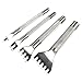 Vktech Stainless Steel Flat Chisel Leather Craft Tools Hole Punch Tool Kit DIY