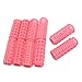 uxcell 10 Piece Plastic Lady Hair Styling Roller Curler, Pink, 0.14 Pound