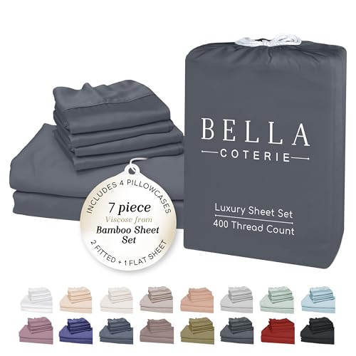 Bella Coterie Bamboo Viscose Split King Sheets