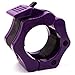 Greententljs Barbell Clamps 2 Inch Olympic - Pair of Collars Quick Release Locking Barbell Workout Pro Weight Plate Clamp Clips for Gym Power Heavy Weightlifting Fitness (Purple)