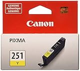 Canon CLI-251 Yellow Ink Tank Compatible to MG6320, IP7220 & MG5420, MX922, MG5520, MG6420, MG7120, iX6820, iP8720, MG7520, MG6620, MG5620