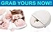Newborn Baby Pillow for Flat Head Syndrome Prevention, 8.6 inch Memory Foam Cushion Head Shaping Pillow Neck Support with Bamboo Pillowcase for Infant up to 4 Months