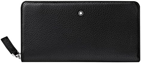 MONTBLANC 【モンブラン】 長財布 114470 MST スフトグレイン ジップ付ロングウォレット 8CC ブラック U114470