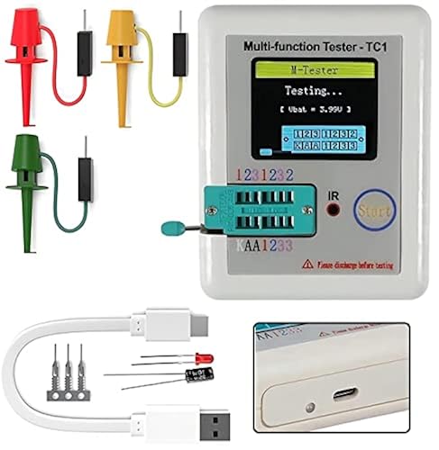 WWZMDiB LCR-TC1 Multi-Function Capacitance Resistance ESR Tester 1.8 ...