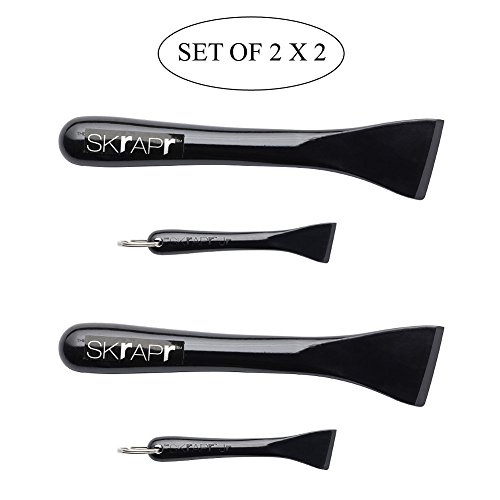 SKrAPr Ulitmate Surface Scraper Set, Set of 4 Scrapers (2 Regular and 2