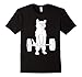 Men's Cat Deadlift Powerlifting T-Shirt XL Black