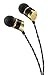 House of Marley, Uplift Wired In-Ear Headphones - 3-Button Control with Microphone on Cable, Noise Isolating, 8mm Dynamic Driver, 3 Ear Tip Sizes, Tangle-Free Braided Cable, EM-JE033-GN Grand