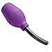 Cloud 9 Novelties Premium Deluxe Enema Douche EZ Squeeze Bulb with Soft Tip and Curved Comfort Nozzle, Purple/Black