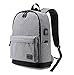 Wekine Slim Travel Laptop Backpack Business Anti Theft Computer Bag with USB Charging Port Headphone Hole,Water Resistant Large College Backpack for Students Fits 15.6 in Laptop Notebook MacBook 