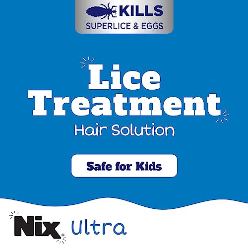 Nix Ultra Lice Removal Kit, Lice Treatment Hair Solution, 3.4 fl oz