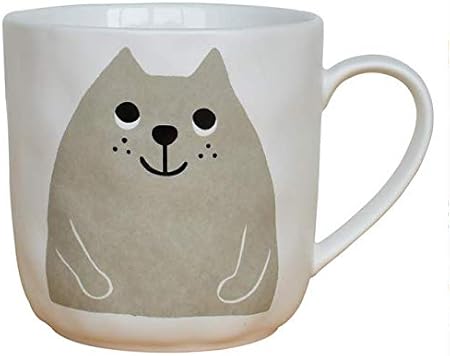 Qnmbdgm Mignon Chat Persan Dessin Animé Chat Céramique Café