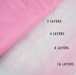 Craft And Party, Light Pink Fabric Tulle Roll 54