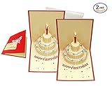 Happy Birthday Cake Pop Up Greeting Card