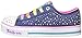 Skechers Kids Twinkle Toes Chit Chat Light-Up Lace-Up Sneaker,Bleu marine,11 M US Little Kid