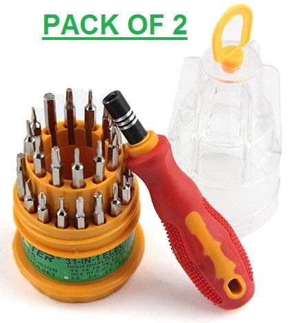 Photron Precision Magnetic 31 in 1 Repairing ScrewDriver Tool Set Kit (Multicolor, 31 Pieces)