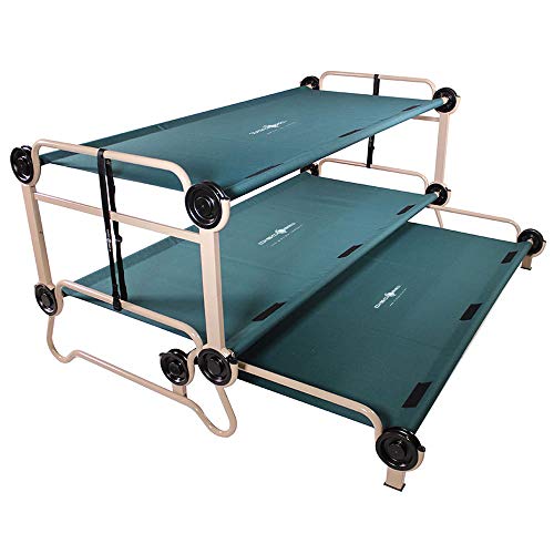 Disc-O-Bed Steel Framed Trundle Cot for XL or 2XL Bunk Systems, Green