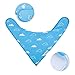 Baby Bandana Bib Set - 100% Organic Cotton Bibs - Extra Absorbent Teething & Drool Bibs with Adjustable Snaps | 4-Pack Unisex Gift Set with a Premium Pacifier Clip for Baby Girl & Boy by Ado Glo