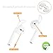 my-handy-design Airpods Case, Airpods Strap, Airpods Ear Hooks, Airpods Silicone Protective Cover with Earphone Sports Anti-lost Strap with Silicone Protective Earhooks, Airpods Replacement Accessories (Blue)