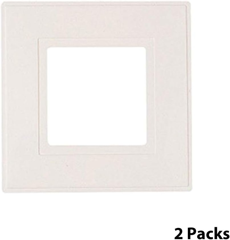 Dencon8804/2P Light Switch Finger Plate - White (Pack of 2) (5)