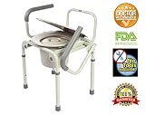 Healthline Trading Commode Drop Arm 3 In 1