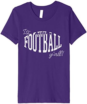 Kids It's football y'all t shirt 8 Purple