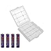 UltraCell Plus NiZn 1.6v AAA - 1150mWh High Voltage Rechargeable Batteries with Battery Storage Box (Combo for 4pcs AAA + 1pcs Clear Battery Box)