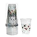 Party Essentials 20 Count Soft Plastic Printed Party Cups, 16-Ounce, Snowman