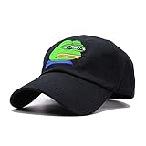 Boy Sad Frog Pepe Life Sucks Strapback Baseball Cap Embroidery Meme Snapback Visor Dad Hat Adjustable
