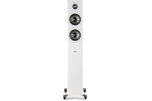 Polk Audio Reserve Series R500 Tower Speaker, 1" Pinnacle Ring Tweeter & Dual 5.25" Turbine Cone Woofers, Hi-Res Certified, Dolby Atmos & IMAX Enhanced for Dynamic Home Theater Audio, White