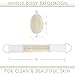 Bergman Kelly Exfoliating Loofah Back Scrubber and Luffa Bath Shower Sponge Pad, Pack of 2