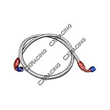 Stainless Steel Braided Oil Line 90 Degree AN10