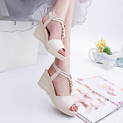 4 Caopixx+Strappy+Leather+Platform+Sandals