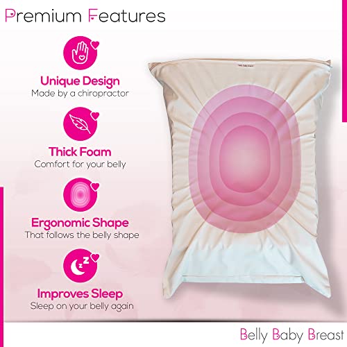 Belly Pillow Pregnancy Pillow Stomach Sleeper Belly Down Sleeping
