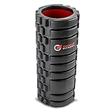 Cosmesis Fitness Foam Roller - 13 Inch Massager - Thick High Density Black EVA on Rigid ABS Tube with Carry Bag - Light and Portable but Heavy Duty Deep Tissue Trigger Point Massage Power for Muscles