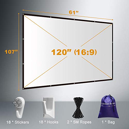5 Yome+120+Inch+Projector+Screen