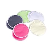 Corewill Nursing Pads Breastfeeding Reusable Washable Natural Bamboo Ultra Soft Leak-proof Hypoallergenic Breathable 10 Pack