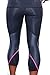 Womens- Kutting Weight (cutting weight) neoprene weight loss capri pant , Black w/ Neon Pink Accents, Large