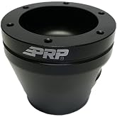 PRP Seats UTV Steering Wheel Hub built for Polaris, Can-Am, Arctic Cat &amp; Textron. Compatible with Quick Release &amp; 6-Point Bolt Steering Wheels - Black (1 Hub)