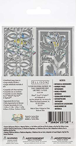 Sizzix Thinlits Die Set 5 unidades de marcadores botánicos de Courtney Chilson, multicolor