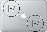 Twenty One Pilots Logo FlashDecals1301 Set Of Two (2x) , Decal , Sticker , Laptop , Ipad , Car , Truck