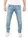 WOTEGA Men's Sweatpants in Jeans-Look Noah Slim