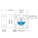 WINSINN 30mm Fan 5V, 3D Printer Micro 5 Volt Fans 3010 Dual Ball Bearing, Brushless Cooling 30mmx10mm 2PIN (Pack of 5Pcs)