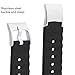 Tylt Moto 360 (2nd Gen) Silicone Watch Band Men's 42mm - Black