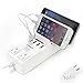 Kingstar USB Power Strip Charging Station,2-Outlet AC Desktop Charger Dock Surge Protector with 4.5ft Cord 5.1A 4-Port USB Fast Charging Hub for Cell Phones