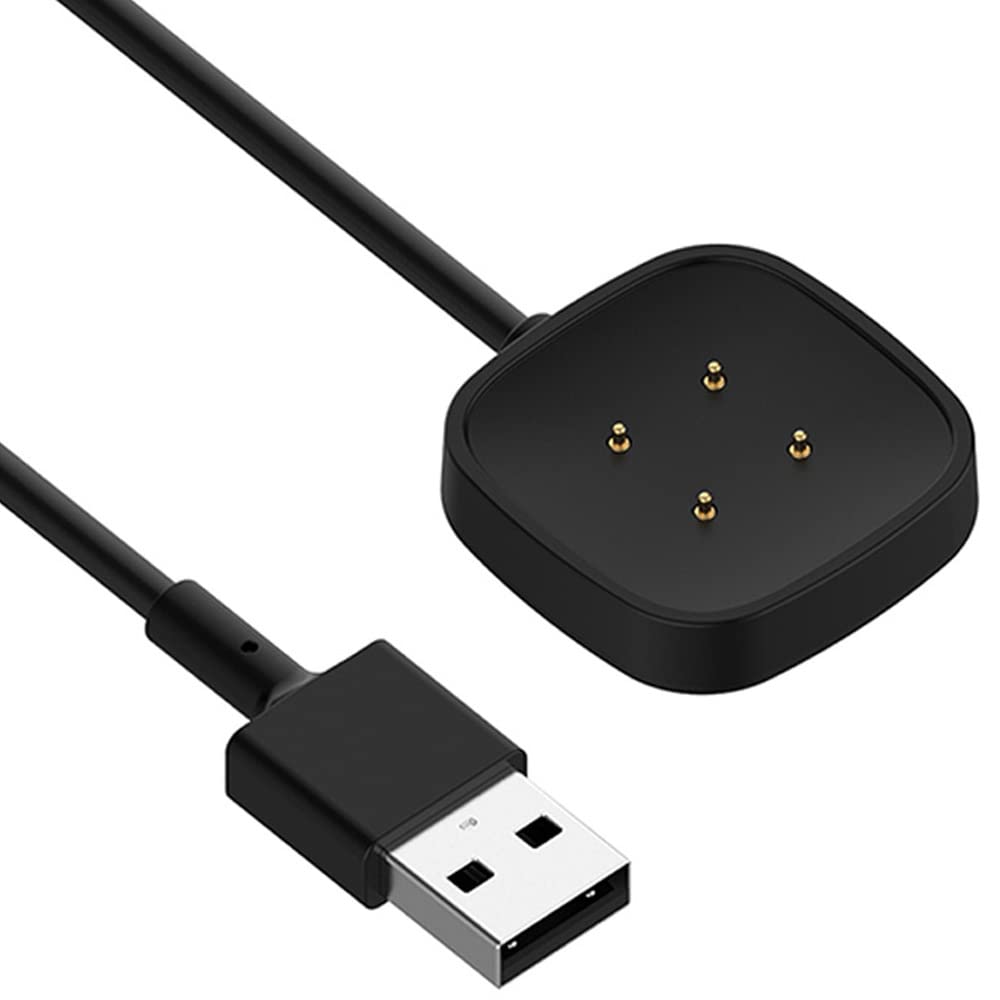 Emilydeals Charger for Fitbit Sense/Sense 2/Versa 3/Versa 4, Replacement USB Charging Cable Cord for Fitbit Smart Watch [3.3ft/100cm] (1)